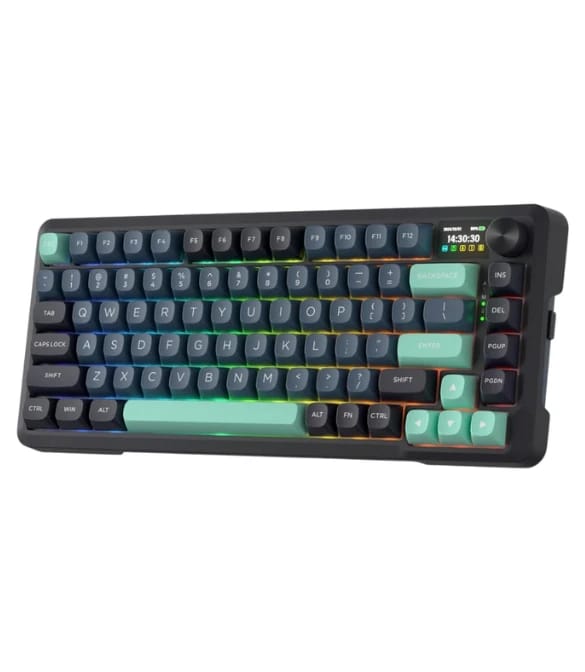 ريدراجون K724GBG-RGB-PRO لوحة مفاتيح ألعاب لاسلكية غاسكيت بمفتاح خطي - اليشم الداكن