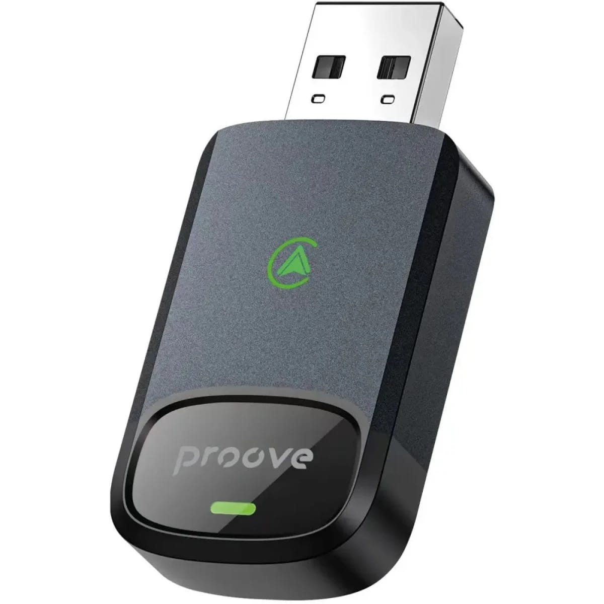 Proove محول 2 في 1 لـ CarPlay/Android Auto، شريحة ذكية AI، متوافق مع 98% من السيارات - أسود