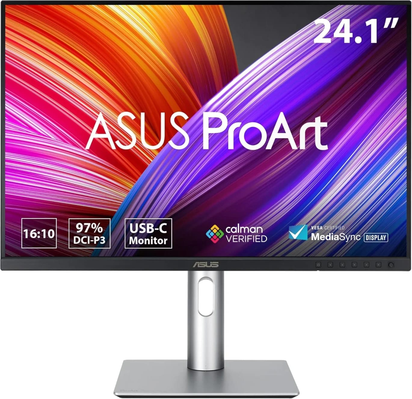 شاشة ASUS ProArt PA248CRV الاحترافية 24 بوصة WUXGA IPS بنسبة sRGB 100%