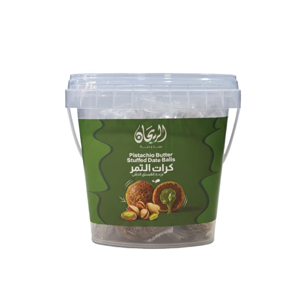 كرات التمر بالريحان مع الفستق – 400 جرام