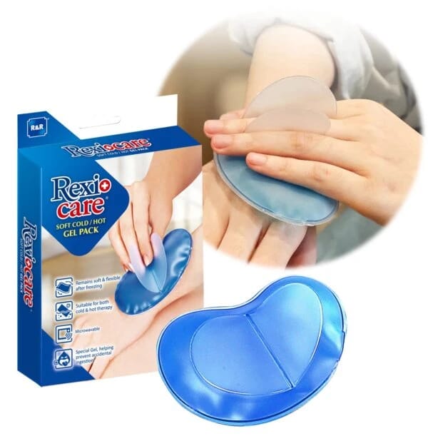 عبوات جل للعلاج بالبرودة / الحرارة | تصميم بمقبض إصبع | 30 × 25 سم | صنع في تايوان | R&R REXICARE SP-7312