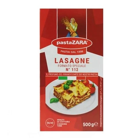 باستا زارا لازانيا جيالي رقم 112 - 500 جرام