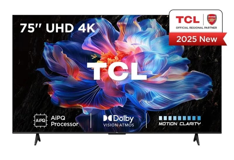 شاشة TCL 75 انش سمارت 75V6C