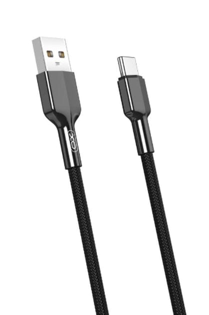 كيبل XO NB182 USB-C شحن سريع 2.4A – 1 متر أسود