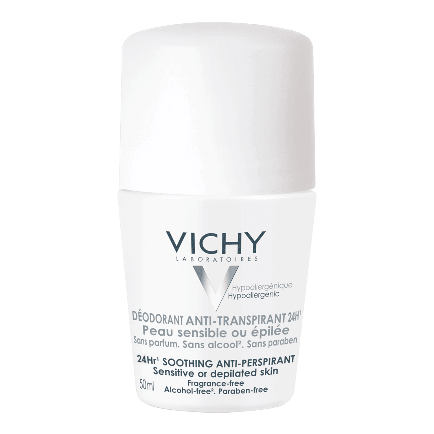 Vichy White Sensitive 48h Deo Roll On 50ml مانع للتعرق للبشرة الحساسة