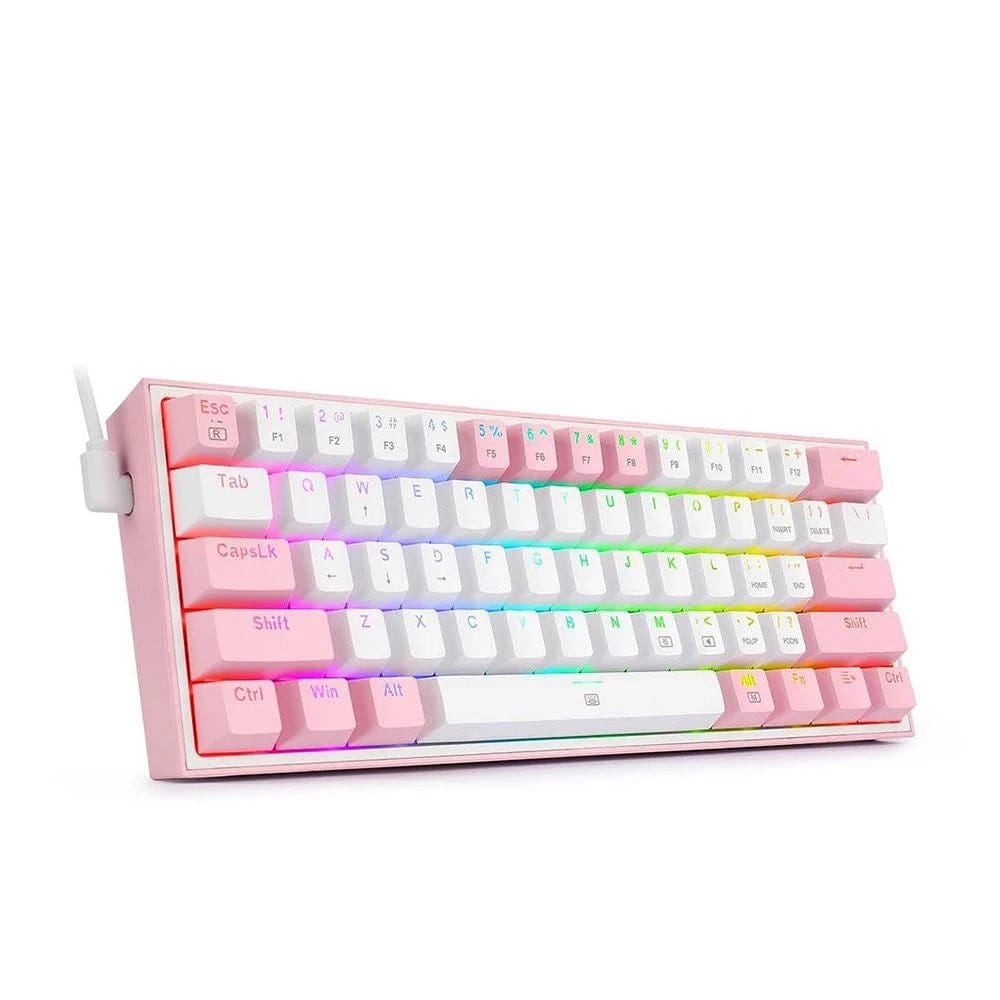 كيبورد الألعاب الميكانيكي اللاسلكي Redragon K617 FIZZ بنسبة 60% مع إضاءة RGB