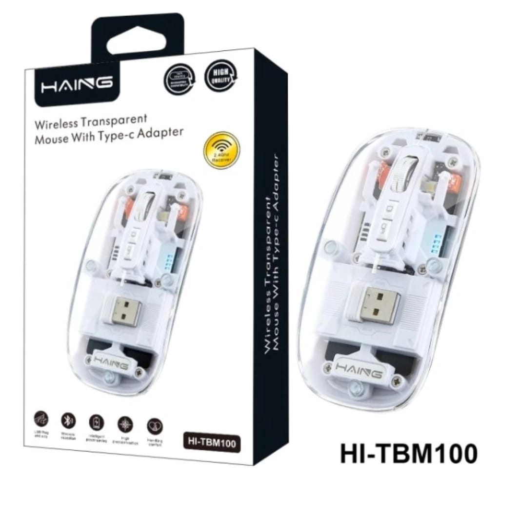 فأرة HAING HI-TBM100 بلوتوث ولاسلكية 2.4G