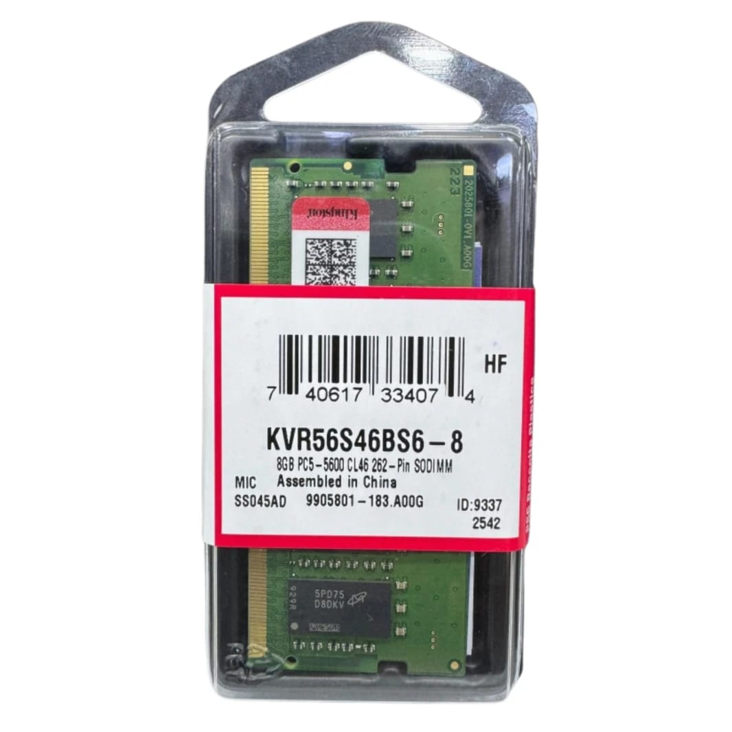 رام لابتوب 8GB DDR5 5600MHz CL46 عالية السرعة