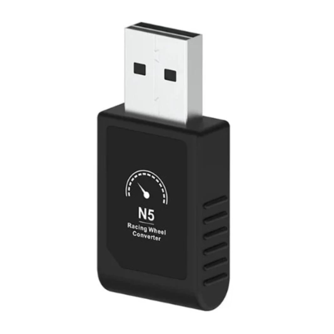 محول جهاز استقبال USB اللاسلكي لعجلة السباق N5 لـ PS5