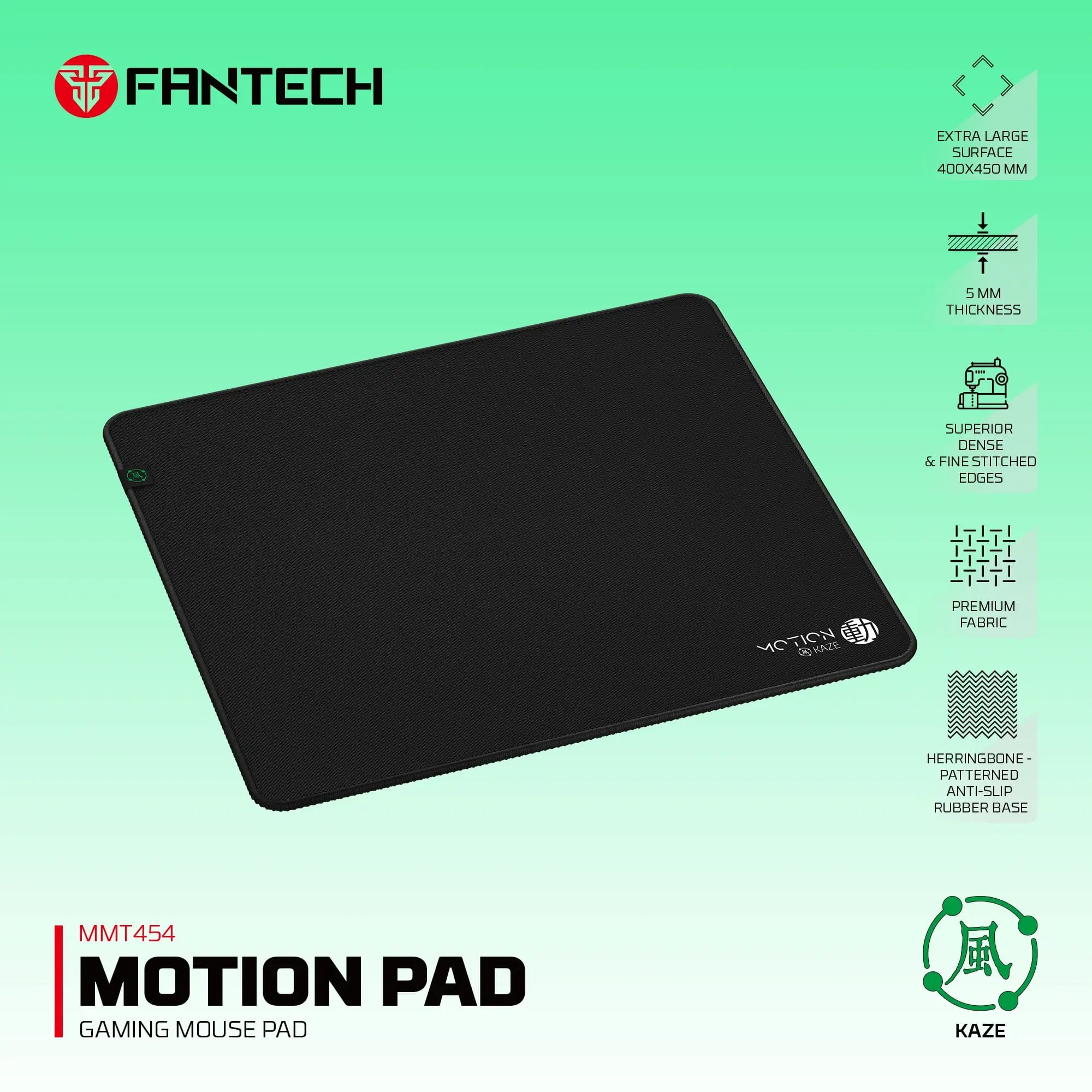 وسادة فارة الألعاب FANTECH MMT454 KAZE بحجم 40 مم × 45 مم