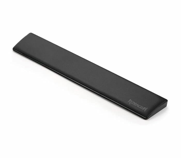 Redragon P037 Meteor L مسند معصم للوحة المفاتيح مع قاعدة مطاطية مانعة للانزلاق حجم مضغوط 104 مفاتيح