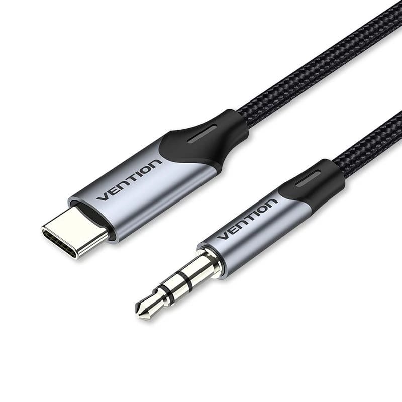كابل فينتيون USB-C ذكري إلى 3.5 ملم ذكر بطول 1.5 متر