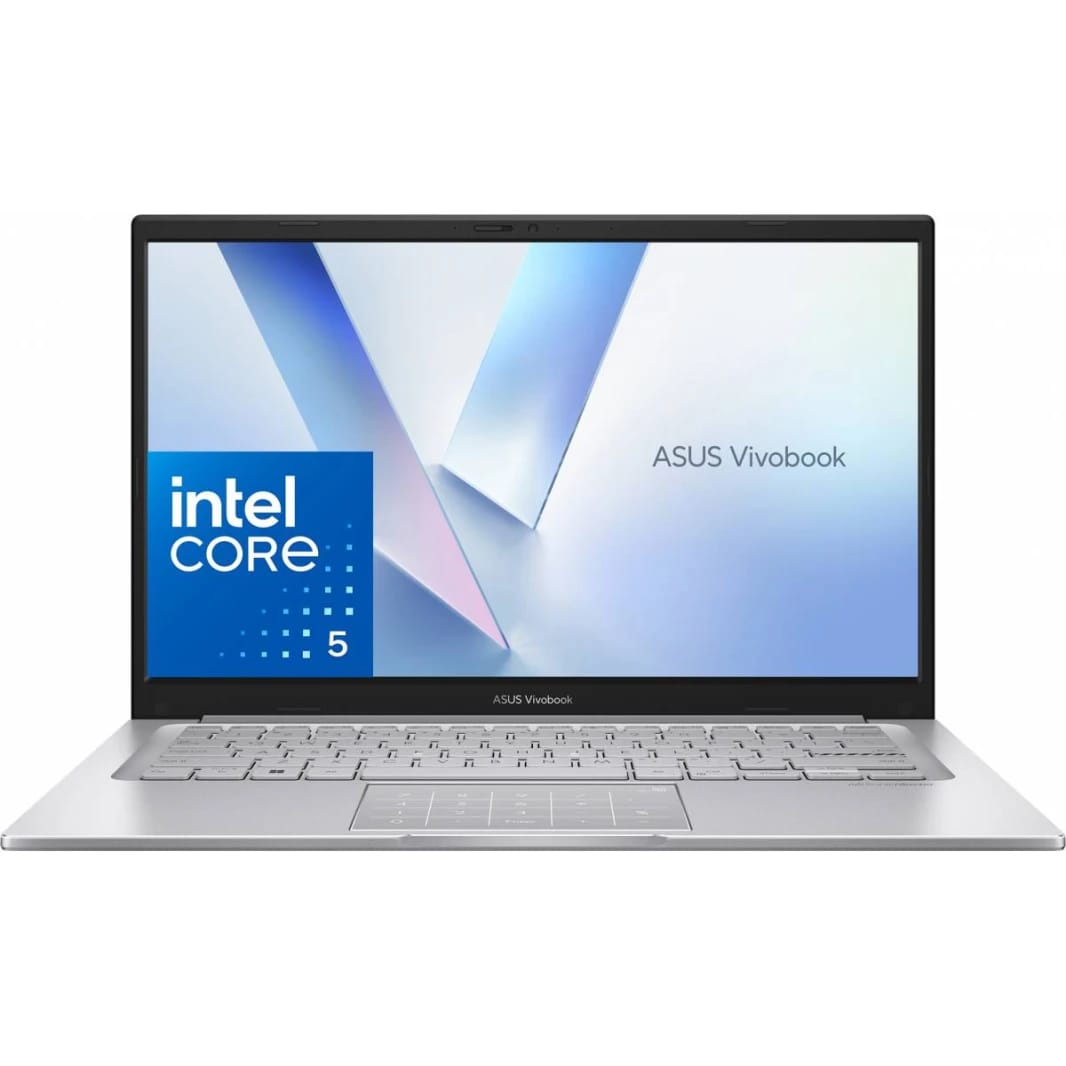 جهاز كمبيوتر محمول ASUS Vivobook 15 (X1504VA)، معالج Intel® Core™ 5 120U - فضي بارد