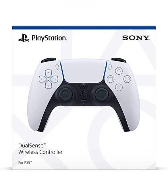 وحدة تحكم لاسلكية DualSense لجهاز PS5 - أبيض