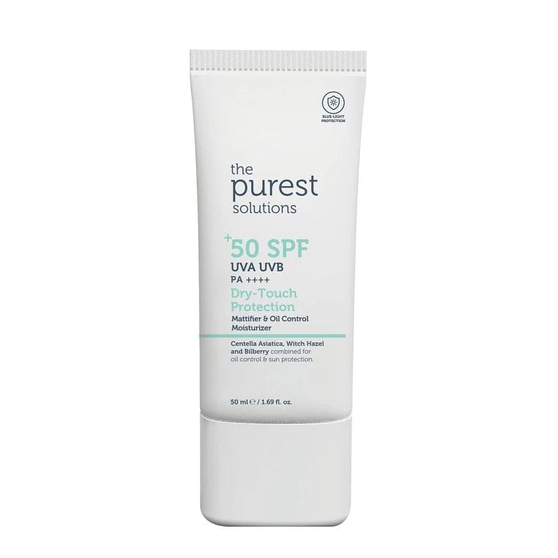 حماية اللمس الجاف SPF50+ 50مل - مرطب للتحكم في اللمعان والزيت - ذا بيورست سولوشنز