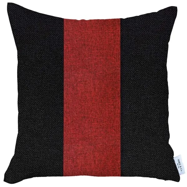نوفا هوم غطاء وسادة "Boho Chic" جاكار - 45x45 سم - أسود و احمر