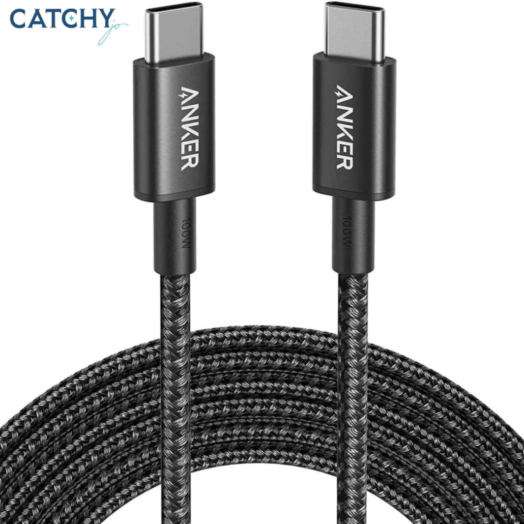 كابل أنكر نايلون USB-C إلى USB-C (3.3 قدم)