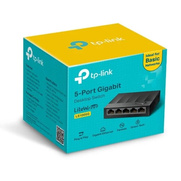 محول تي بي لينك LS1005G جيجابت مع 5 منافذ