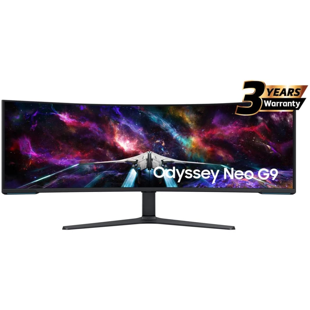 شاشة سامسونج أوديسي نيو G9 57 بوصة DUHD منحنية بتقنية كوانتوم ماتريكس
