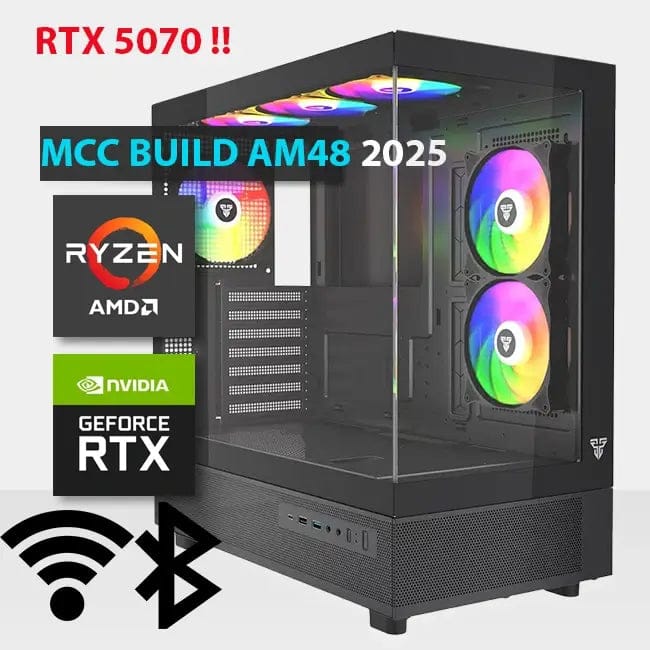 Am48 25 as Gaming Pc Build || ايه ام دي ريزن 9 9950x مع جيجابايت جي فورس ار تي اكس 5070