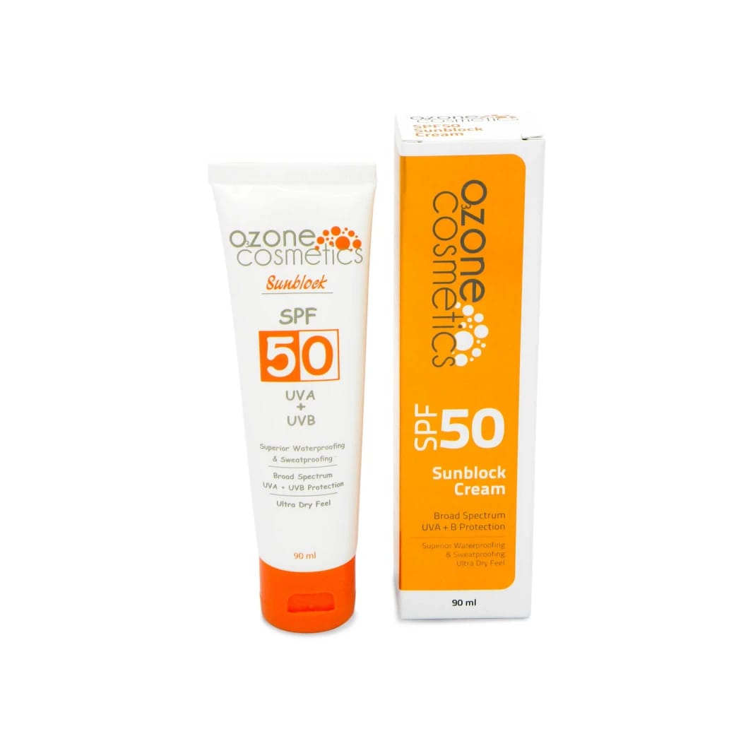 كريم الحماية من الشمس SPF50 من أوزون كوزميتيكس 90 مل
