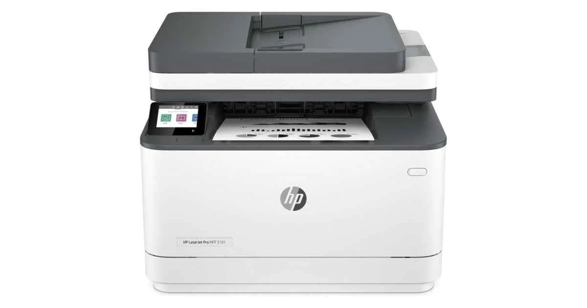 طابعة HP LaserJet Pro MFP 3103fdw لطباعة الليزر للمكاتب الصغيرة (3G632A)
