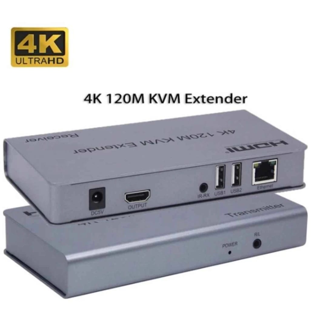 موسع HDMI 4K مع USB KVM 120M من HAING HI-0120-HKE