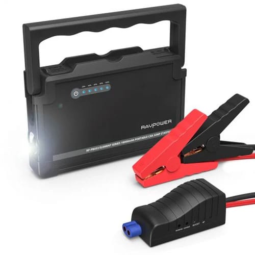 RAVPower شاحن السيارة وجهاز طوارئ مع بطارية 18000mAh