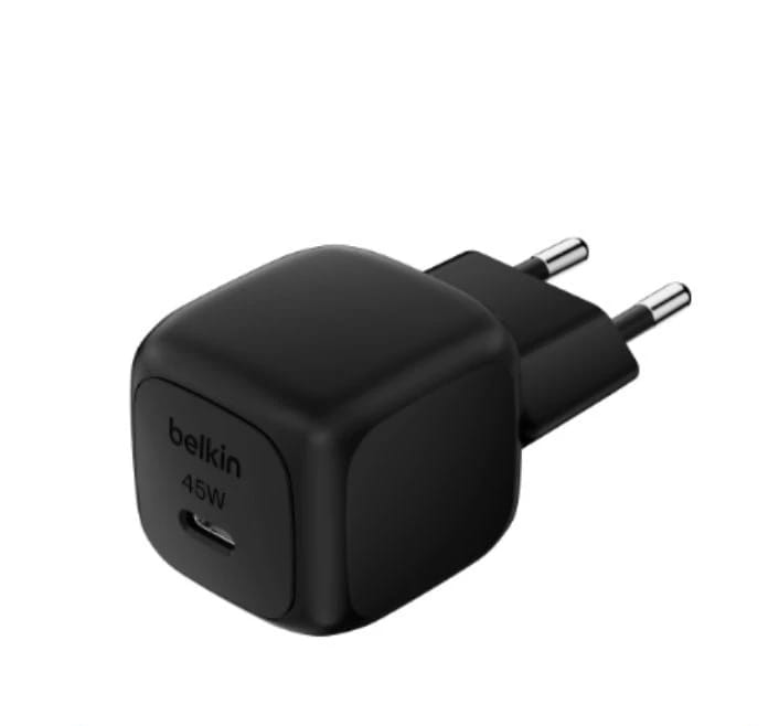 شاحن جداري Belkin Cube PD، يو إس بي-سي، 45 وات، أسود