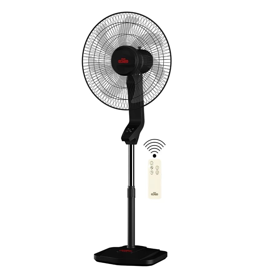 مروحة أرضية بلمس مع ريموت 18" من Olmar - أسود