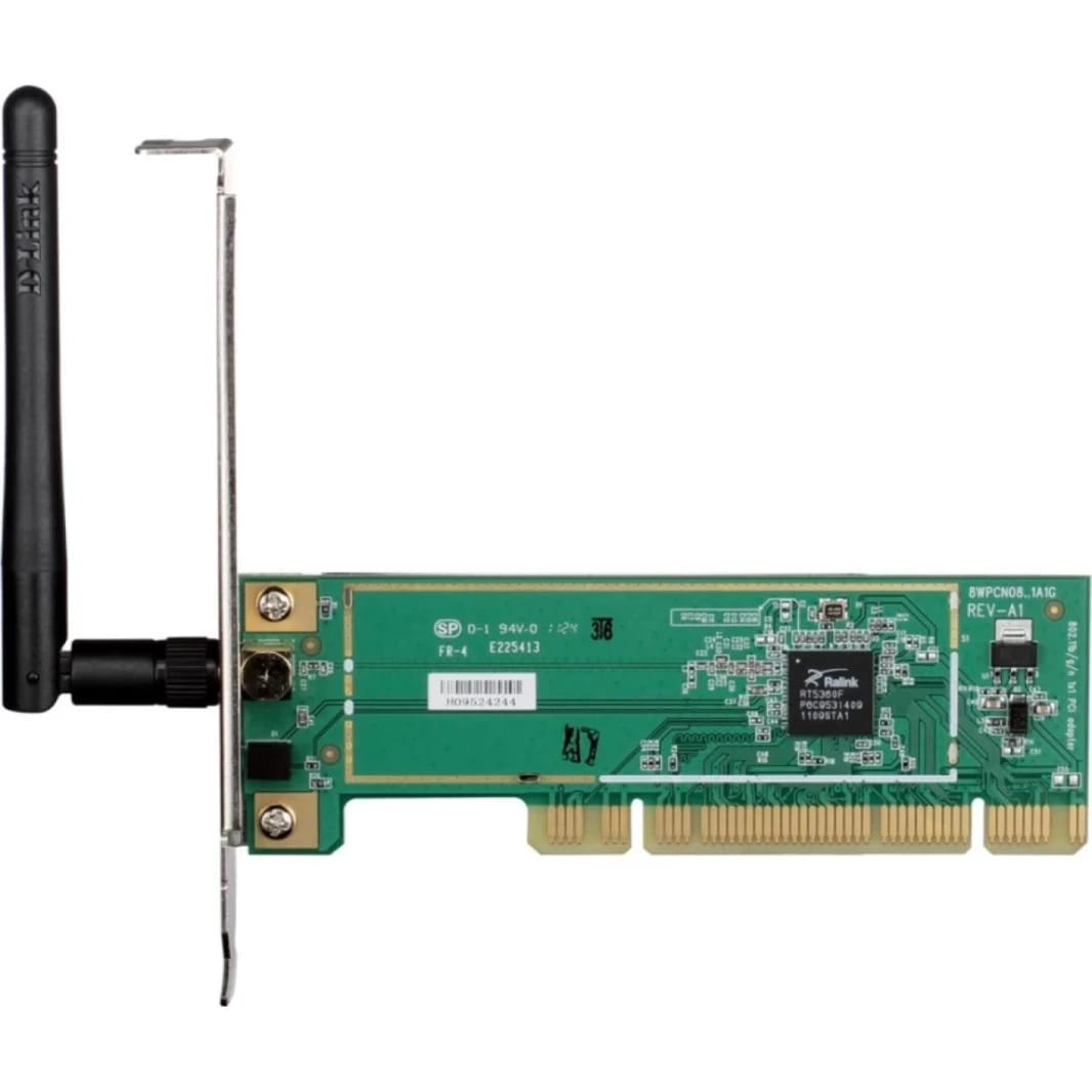 محول D-Link DWA-525 Wireless N 150 PCI Express للكمبيوتر المكتبي
