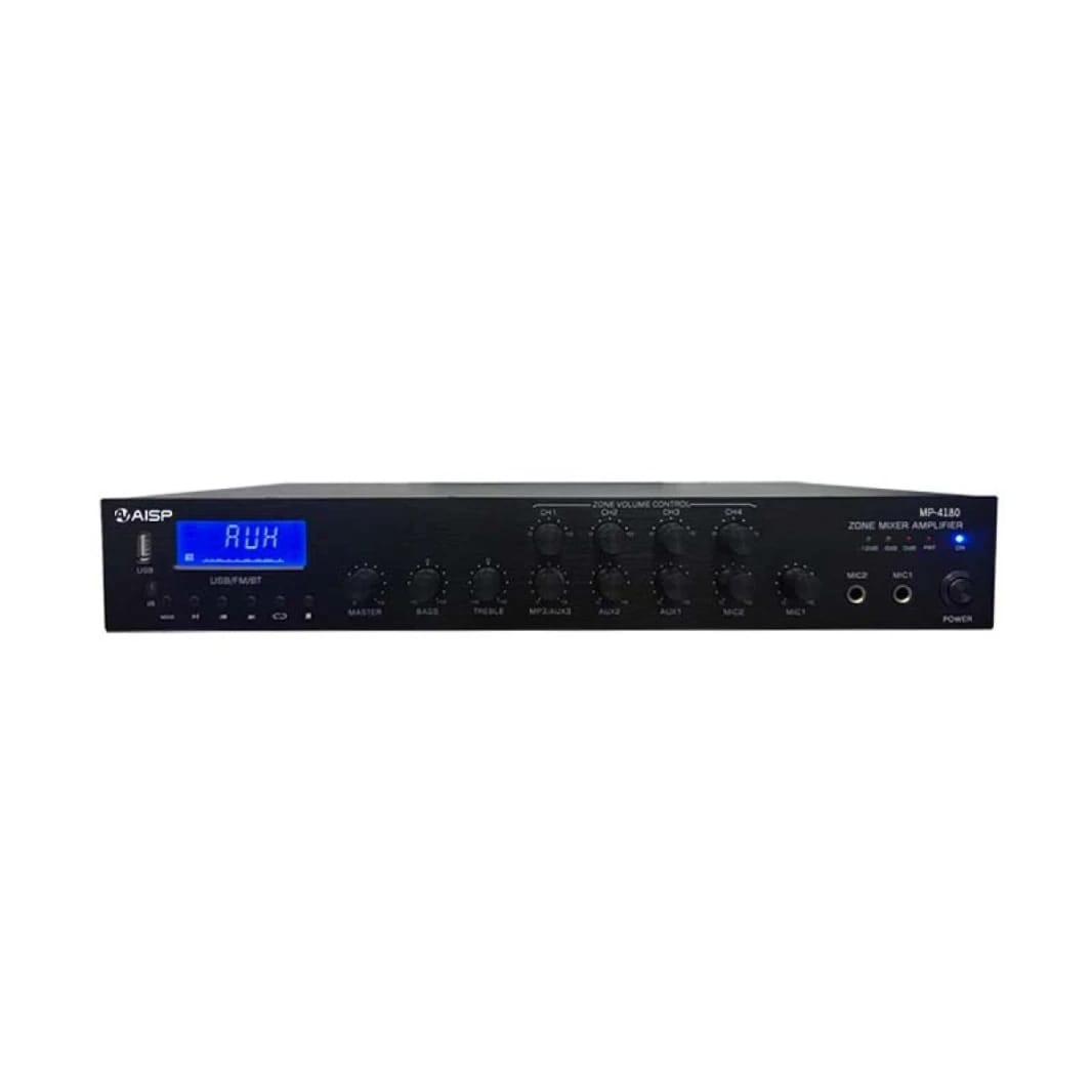 مضخم صوت AISP MP-4180، 4 مناطق، 180 واط