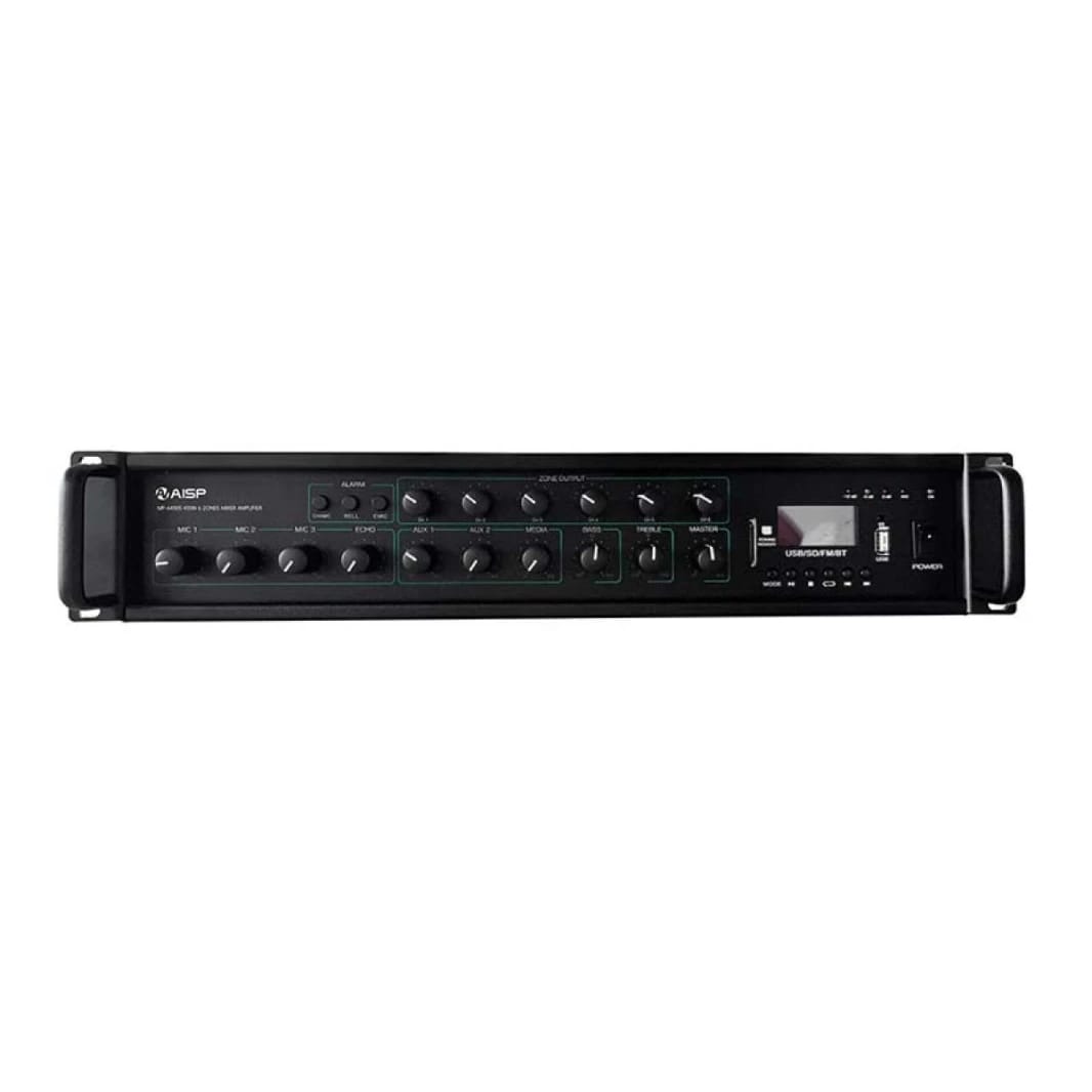 مكبر صوت AISP MP-6450S 6 مناطق مع MP3/USB/BT/SD/ECHO/AUX 450 وات