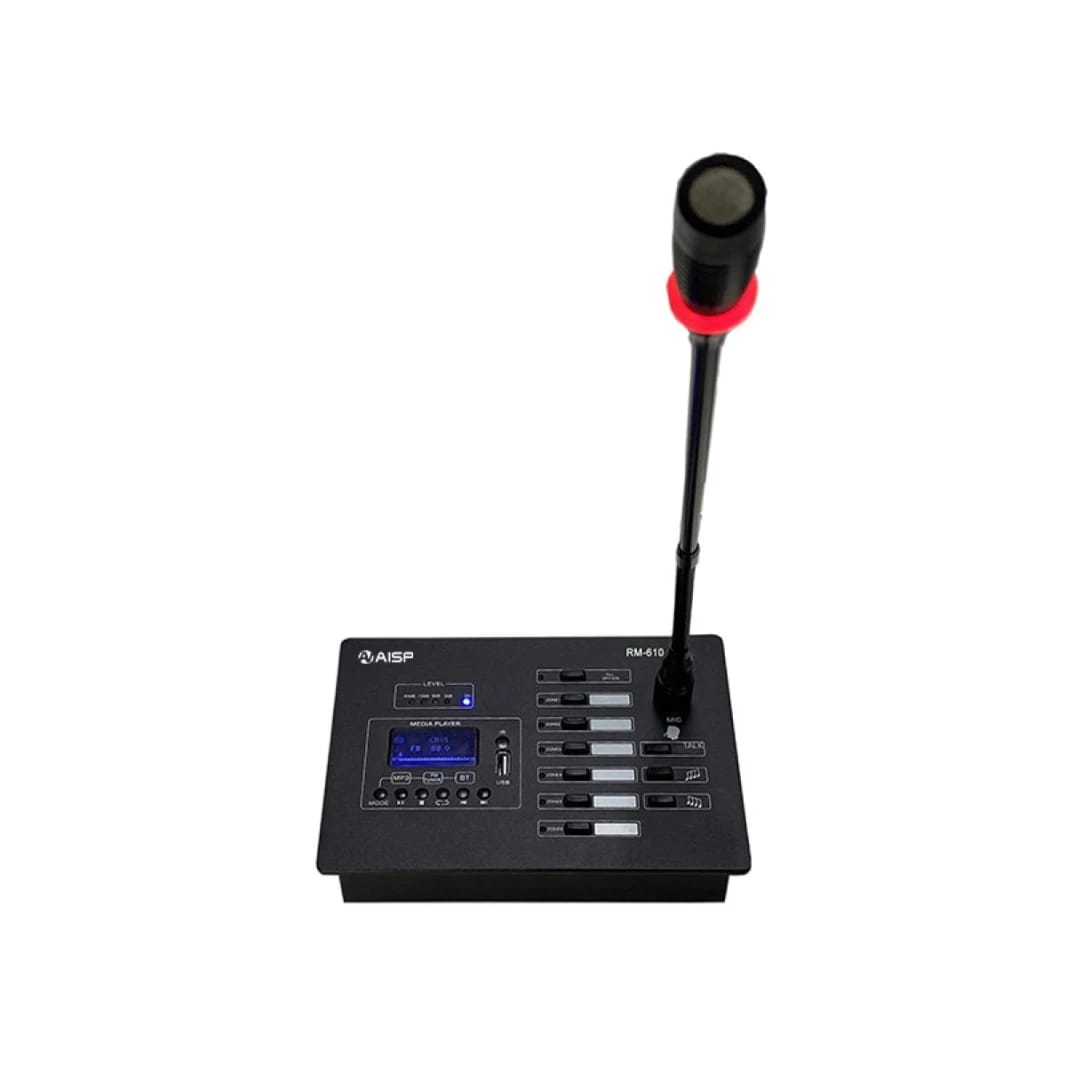 ميكروفون التحكم عن بعد بست مناطق AISP RM-610