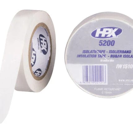 تيب كهرباء 15*10م لون ابيض PVC hpx