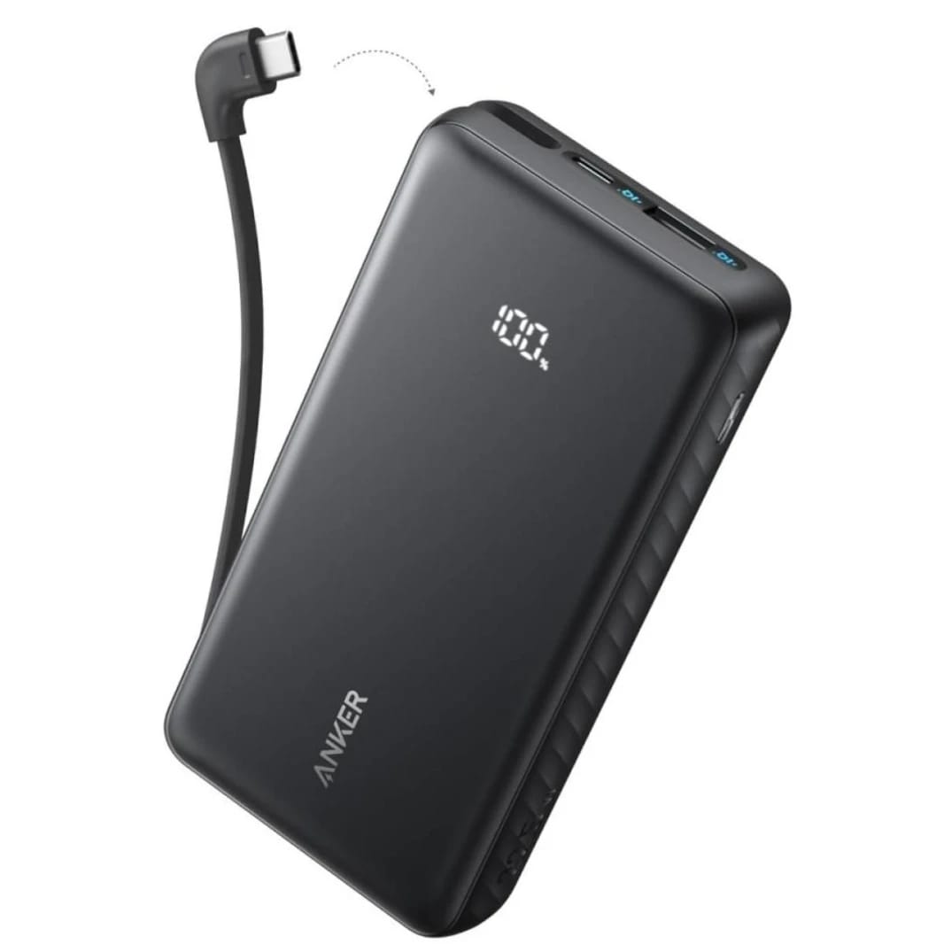 أنكر زولو باور بانك 20000 مللي أمبير، شاحن USB-C سريع 22.5 وات