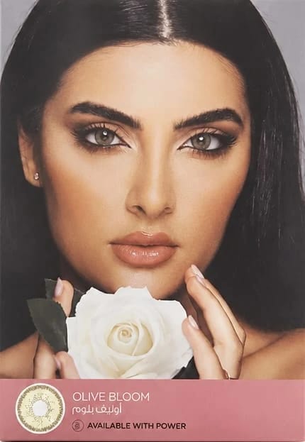 عدسات روزا بيل اللون اوليف بلوم