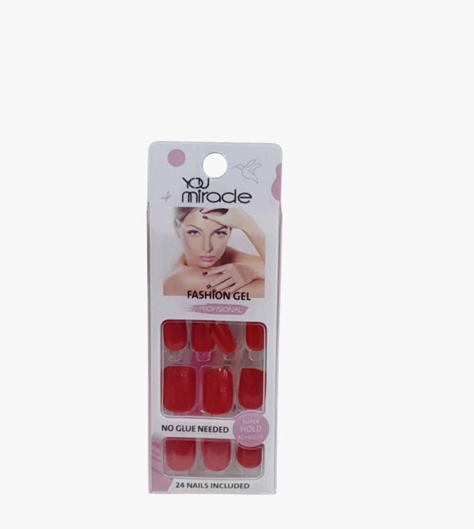 مجموعة أظافر XO Miracle فاشون جل للنساء، تصميم احترافي ومريح للاستخدام بدون غراء