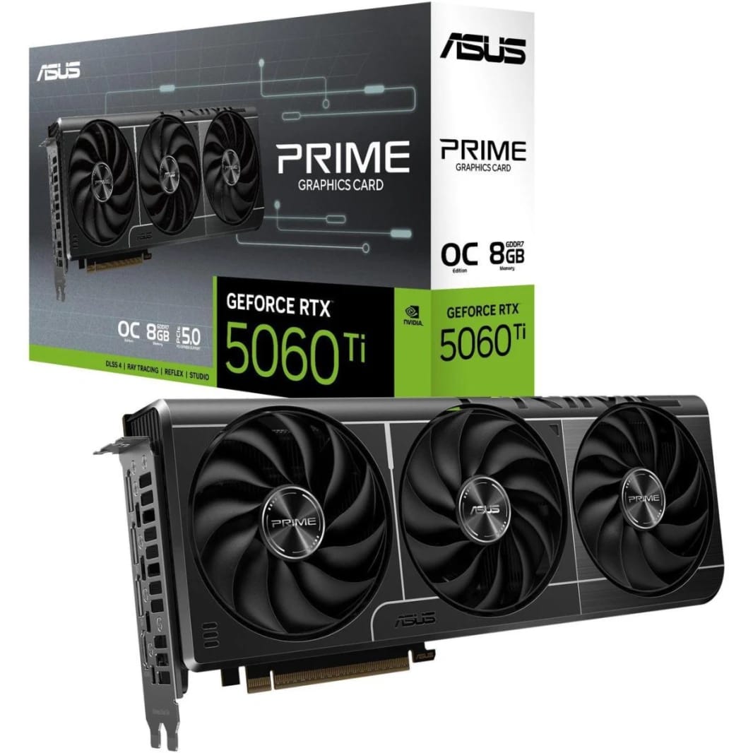 ASUS PRIME GeForce RTX 5060 TI 8GB GDDR7 كارت شاشة
