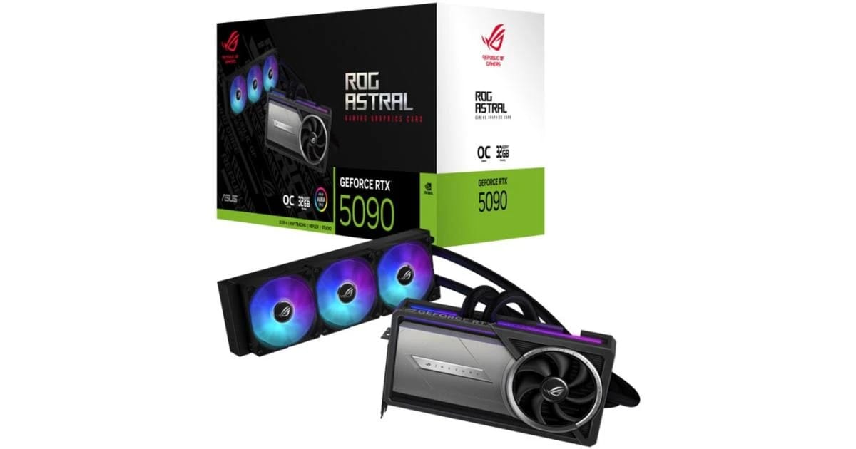 كرت شاشة ASUS ROG Astral LC GeForce RTX 5090 32GB GDDR7 OC Edition