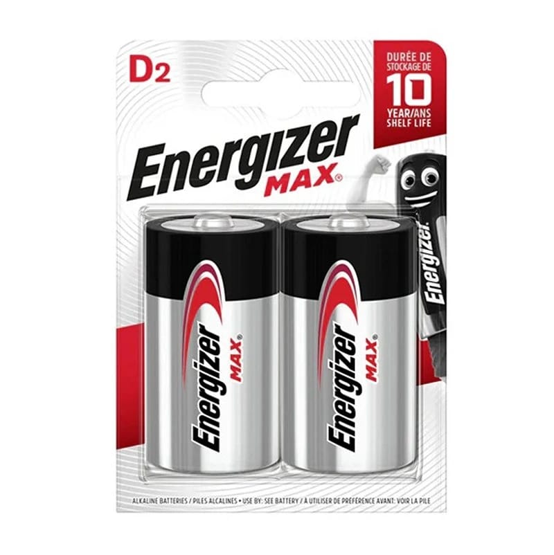 بطارية ENERGIZER D2كرت / 2 حبة