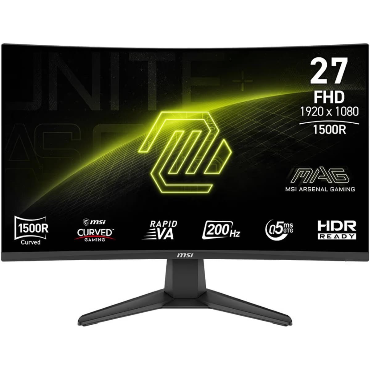 شاشة ألعاب MSI MAG 276CF E20 200Hz منحنية