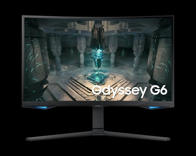 شاشة ألعاب Samsung Odyssey G6 (G650) Smart Tizen مقاس 27 بوصة منحنية VA 2K 240Hz 1ms HDMI 2.1