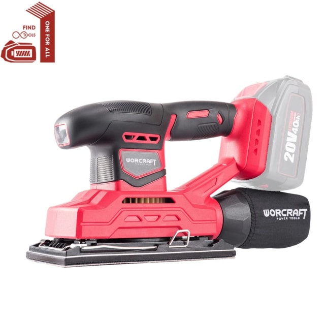 worcraft cordless orbital Sander S20LI_20V