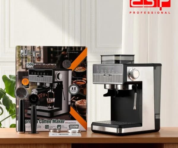 ماكينة الإسبريسو مع المطحنة من شركة DSP